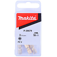 Бита алмазная PZ2 50 мм C-form (3 шт) MAKITA (P-38679)