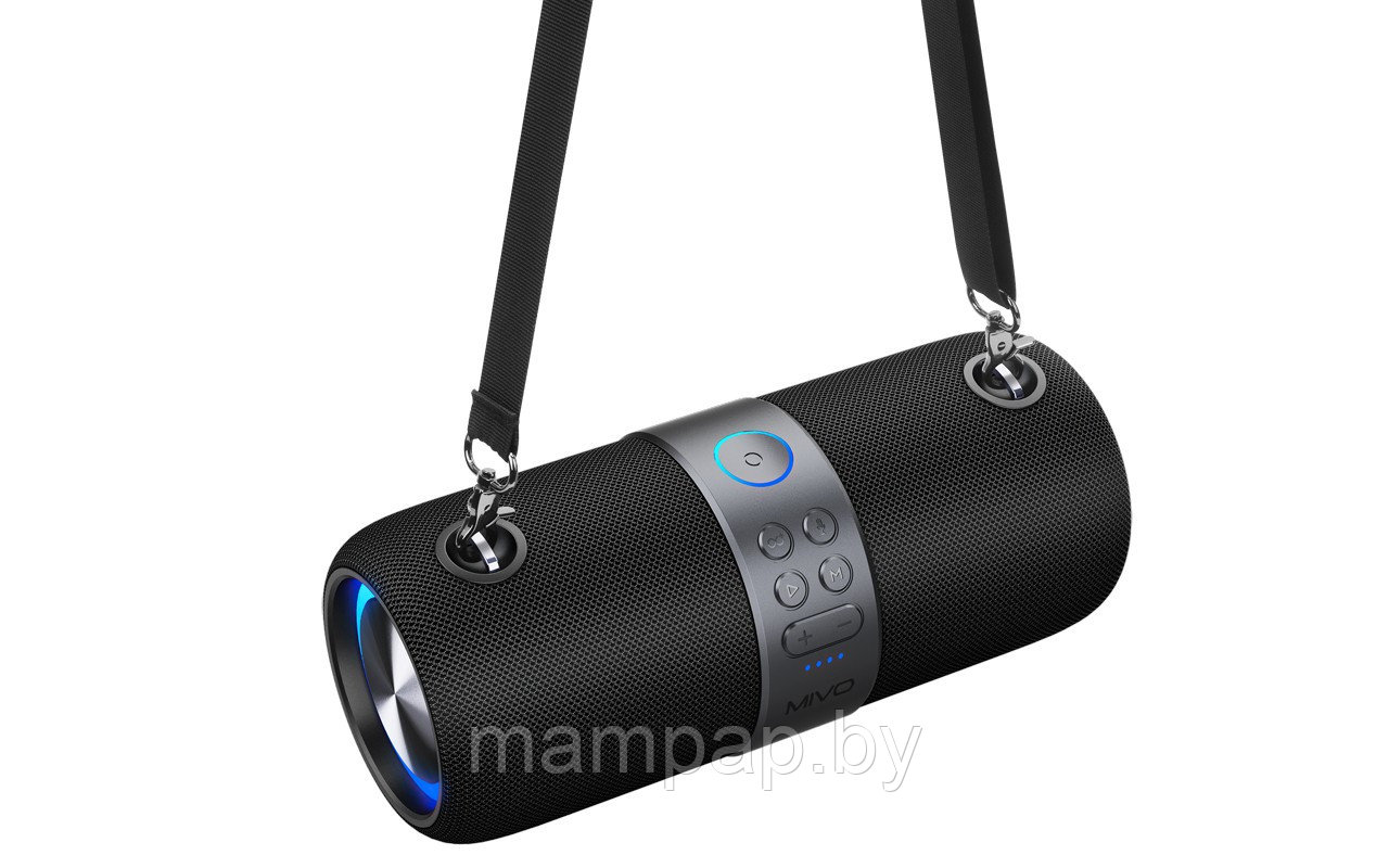 Mivo M11 Портативная беспроводная Bluetooth колонка с LED-подсветкой - фото 1 - id-p194148836
