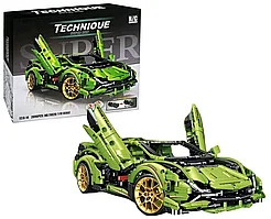 Конструктор/ Technic/ Гоночная машина Ламборджини Lamborghini Sian/ 2096 деталей/ 11020