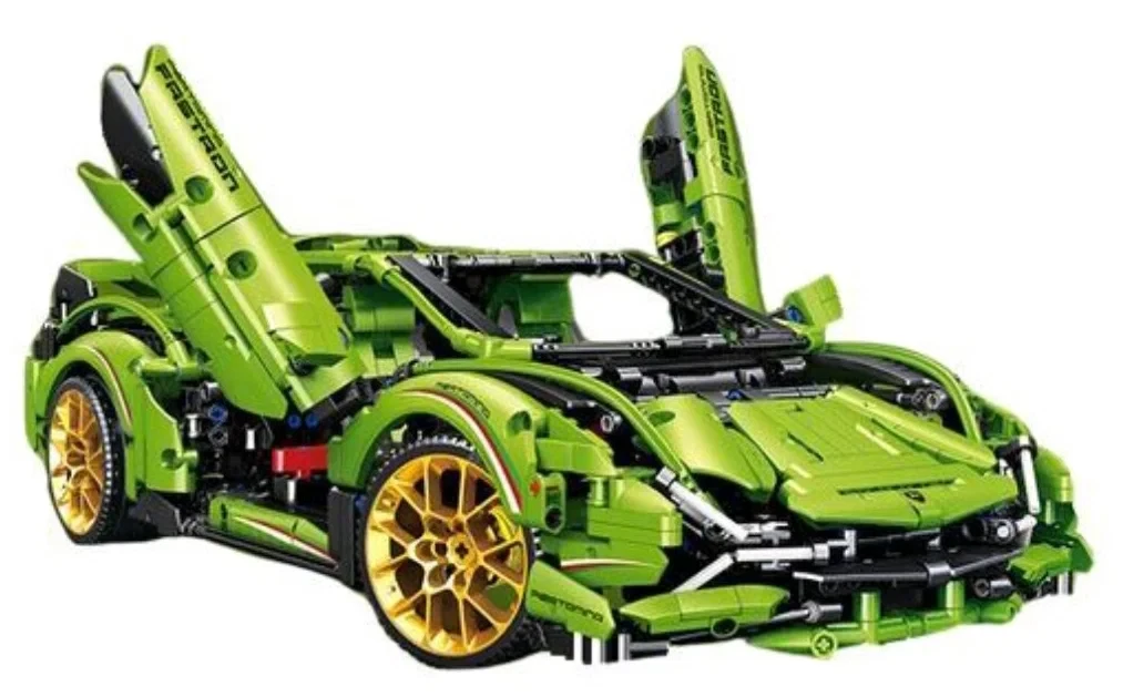 Конструктор/ Technic/ Гоночная машина Ламборджини Lamborghini Sian/ 2096 деталей/ 11020 - фото 2 - id-p194148861