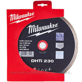 Алмазный круг по керамике DHTi 230x22,23 мм Milwaukee (4932399555)
