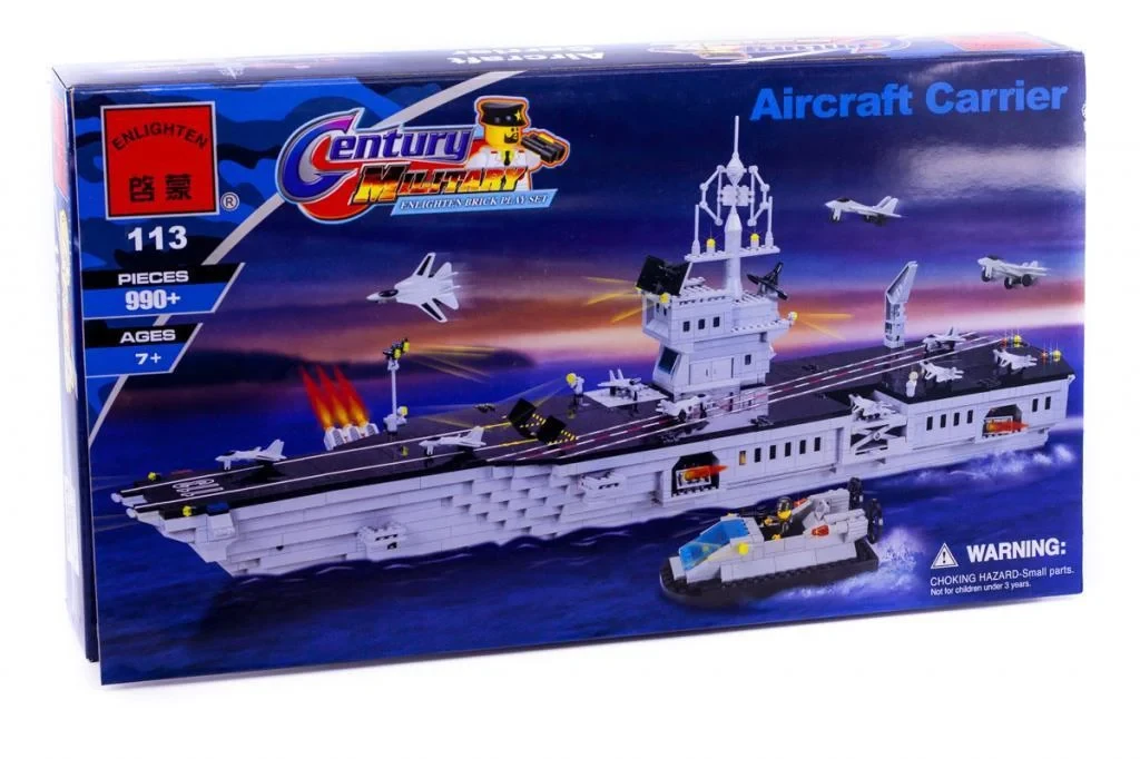 Конструктор Brick (Брик) 113 Авианосец (Aircraft Carrier) 990 деталей