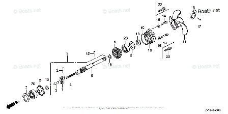 Вал винта HONDA  Honda BF 4.5-5, фото 2