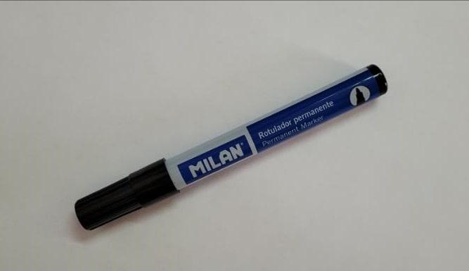Перманентный маркер Milan | Черный - фото 1 - id-p194153218