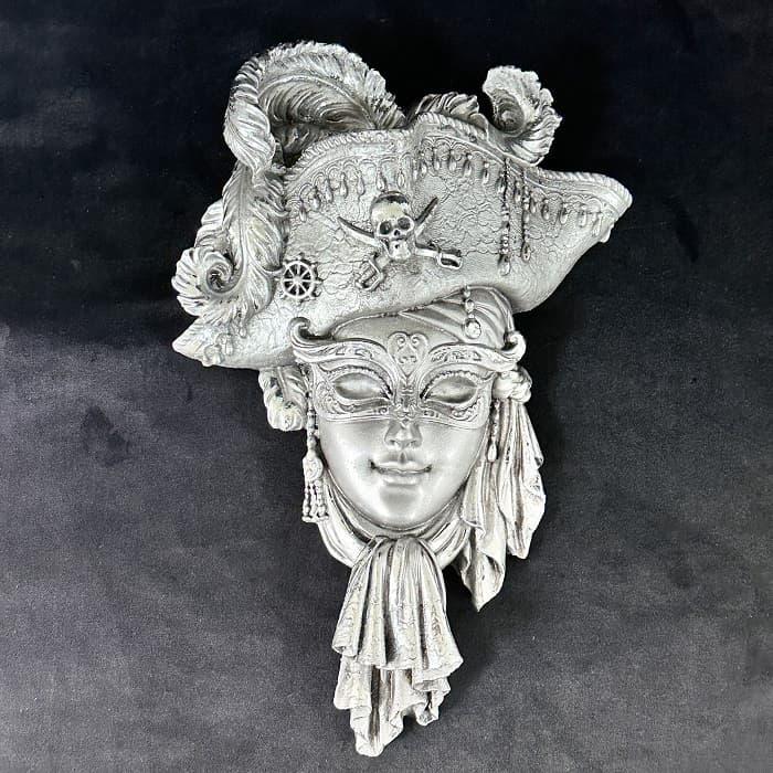 Панно Венецианская маска «Пират» H-30 см. - фото 1 - id-p194153281
