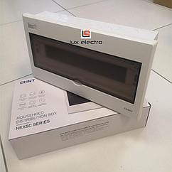 Щит пластиковый CHINT NEX5-C11600 IP30 16 мод. 1 ряд. встраиваемый