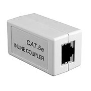 Коннектор соединитель NA350 RJ-45F/RJ-45F кат.5e белый Cablexpert