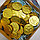 Золотые шоколадные монеты «Bitcoin», набор 20 монеток (Россия), фото 5