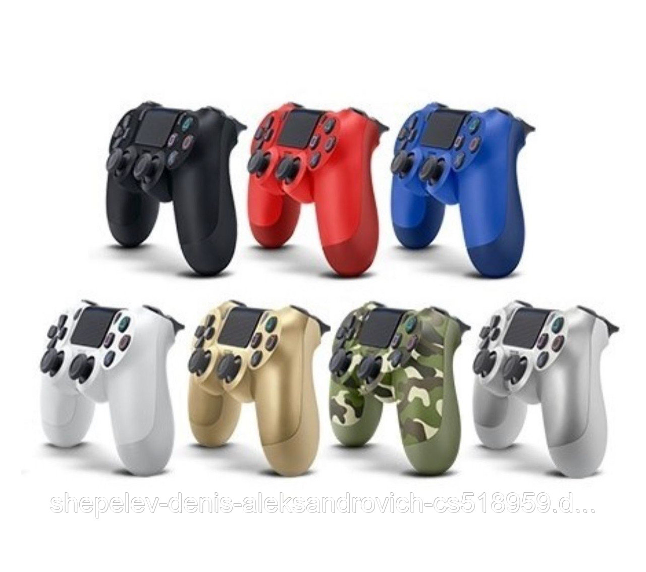 Геймпад PS4 беспроводной DualShock 4 Wireless Controller (копия) цвет : уточняйте,есть выбор - фото 1 - id-p172115776