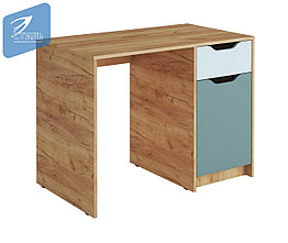 Стол письменный RICH СП-001 - Дуб крафт золотой/ Сумеречно голубой/ Кенди