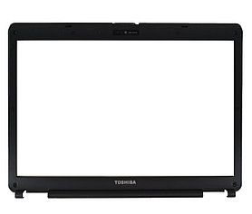 Рамка крышки матрицы Toshiba L300, черная (с разбора)