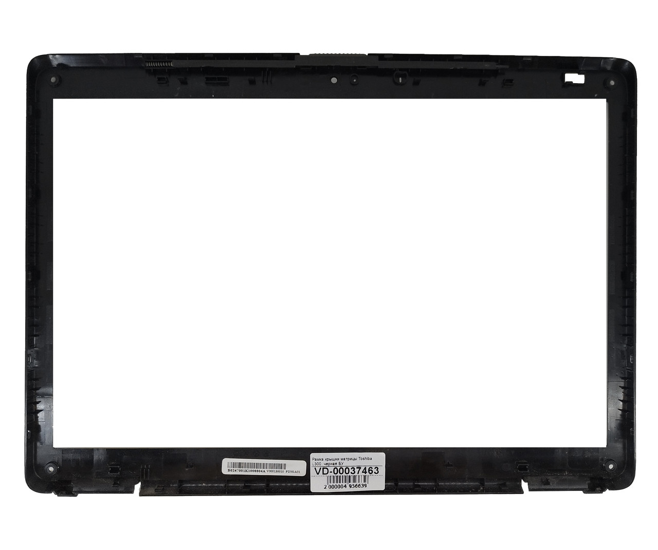 Рамка крышки матрицы Toshiba L300, черная (с разбора) - фото 2 - id-p194161884