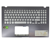 Верхняя часть корпуса (Palmrest) Asus VivoBook X509 с клавиатурой, с подсветкой, серо-фиолетовый, RU УЦЕНКА