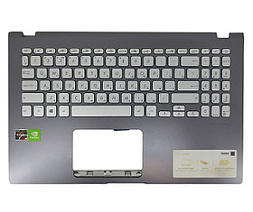 Верхняя часть корпуса (Palmrest) Asus VivoBook X509 с клавиатурой, с подсветкой, серо-фиолетовый, RU