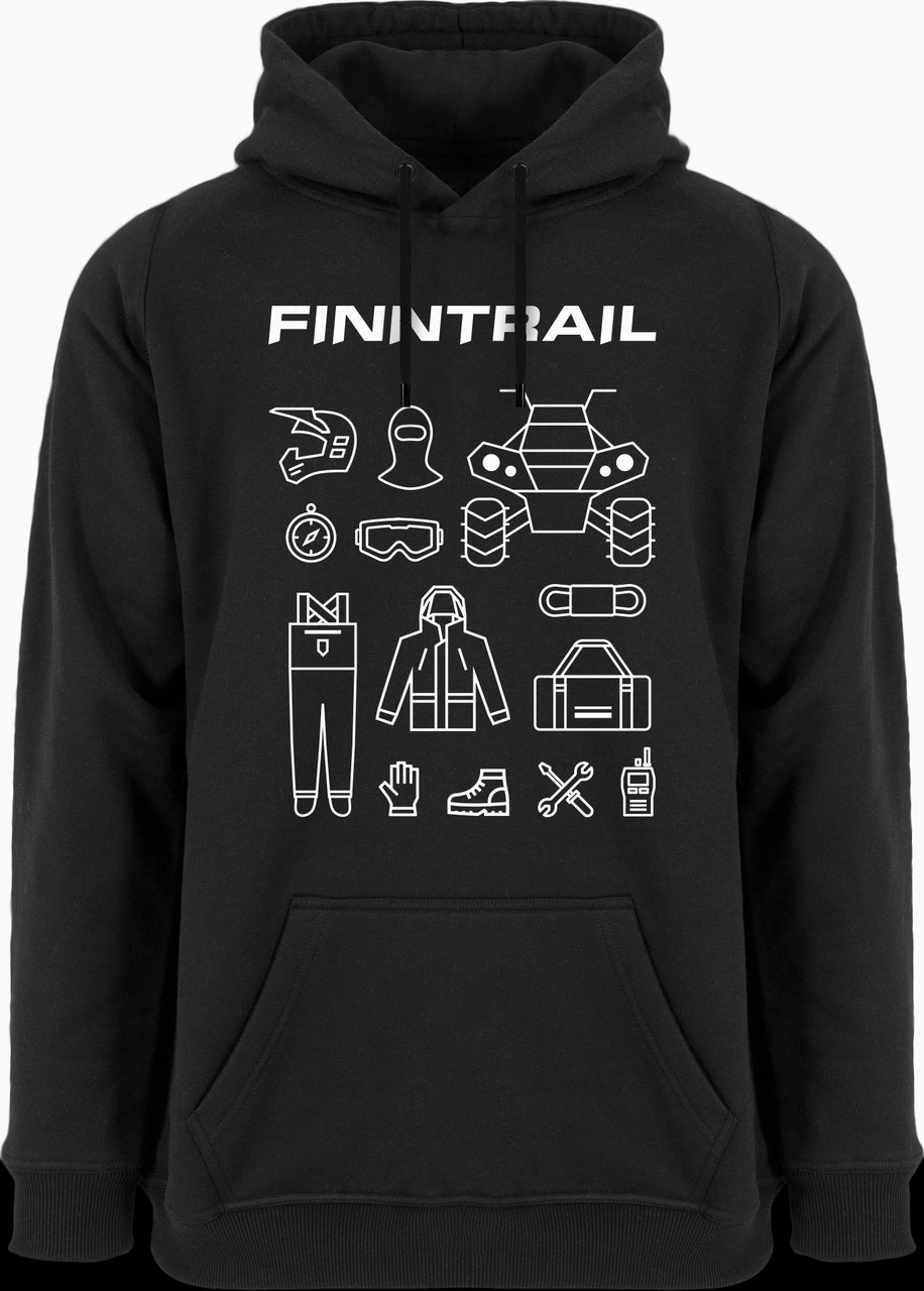 ТОЛСТОВКА FINNTRAIL HOODIE TETRIS р M - фото 1 - id-p194162724