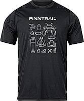 Футболка Finntrail T-SHIRT ATV Graphite, M