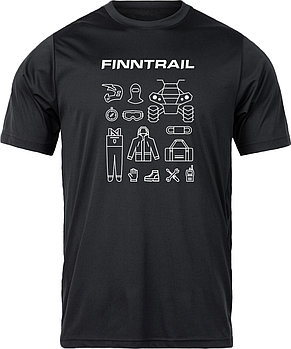 Футболка Finntrail T-SHIRT ATV Graphite, M