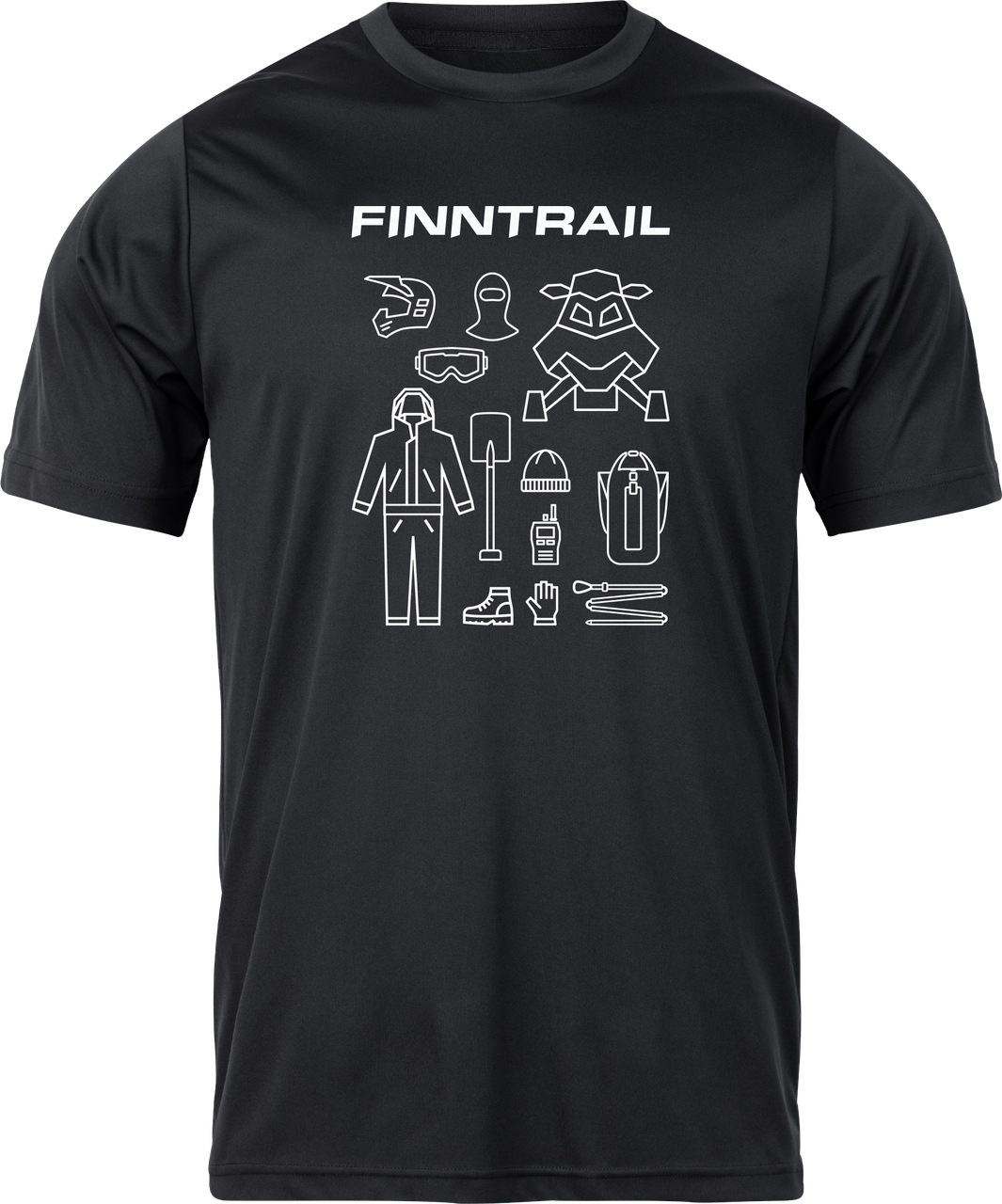 Футболка Finntrail T-SHIRT SNOW, S - фото 1 - id-p194162755