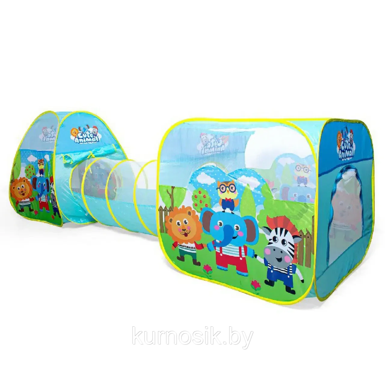 Детский игровой домик-палатка с туннелем, X003-A - фото 1 - id-p194147311