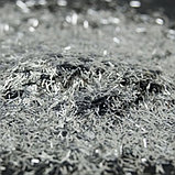 Блестки-мини люрекс серебро 0,1х1мм. Декоративная добавка, фото 3