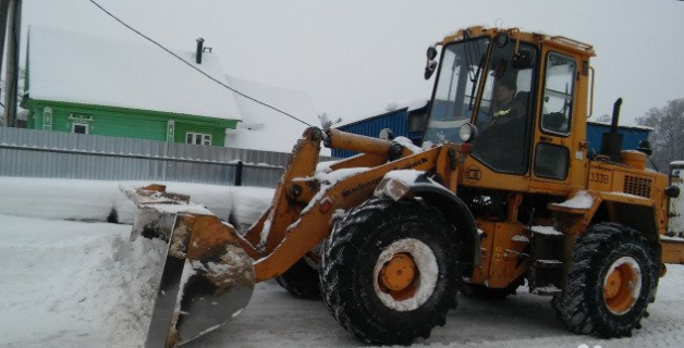 Погрузка снега