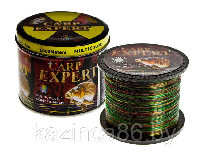 Леска монофильная CARP EXPERT Multicolor, 1000 м, 0.40 мм