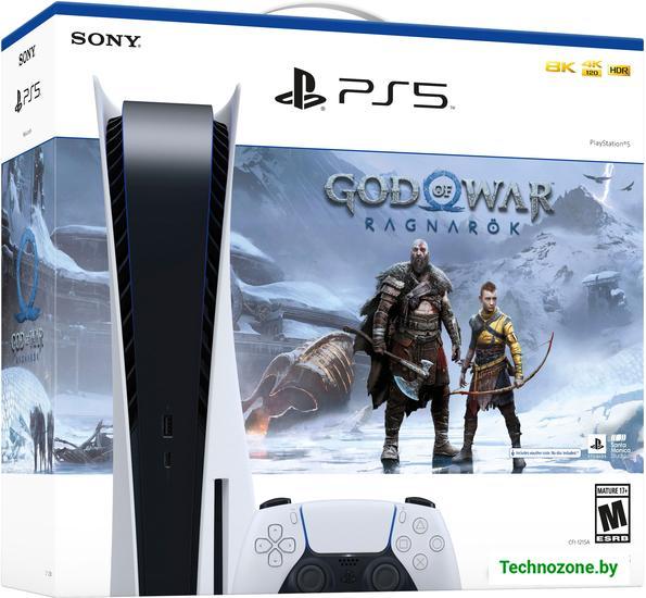 Игровая приставка Sony PlayStation 5 + God of War: Ragnarok - фото 1 - id-p194166009