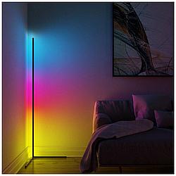 Напольный светильник RGB 120 см светодиодный (угловой торшер)