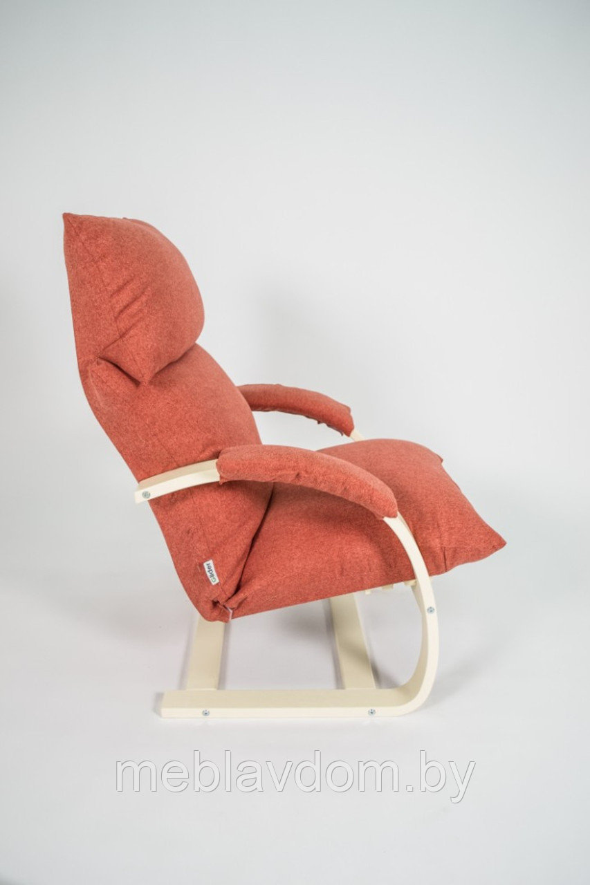 Кресло для отдыха Аспен(80), (Runa Coral/Дуб шампань) - фото 9 - id-p194178849