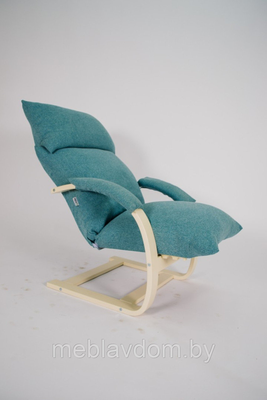 Кресло для отдыха Аспен(80), (Runa Emerland/Дуб шампань) - фото 4 - id-p194178850
