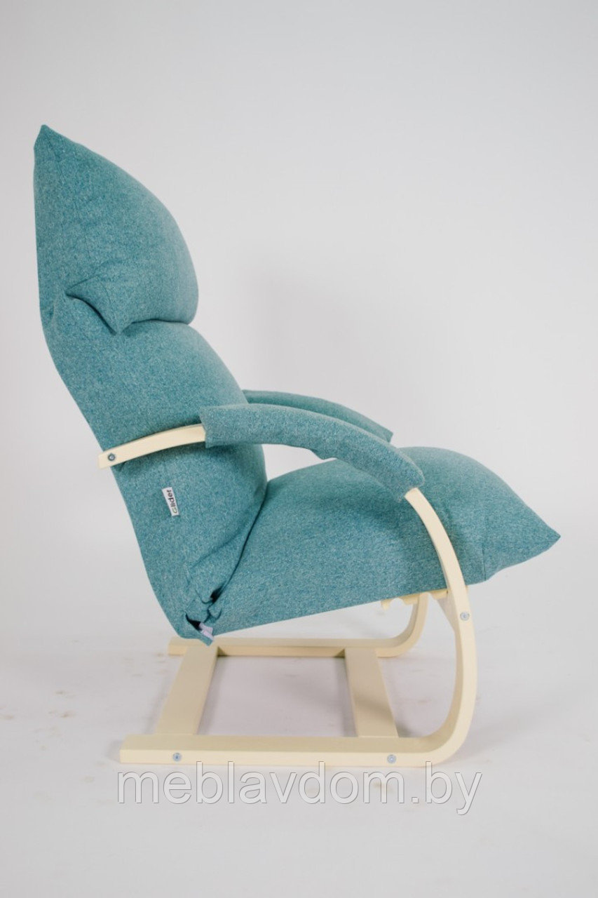 Кресло для отдыха Аспен(80), (Runa Emerland/Дуб шампань) - фото 9 - id-p194178850
