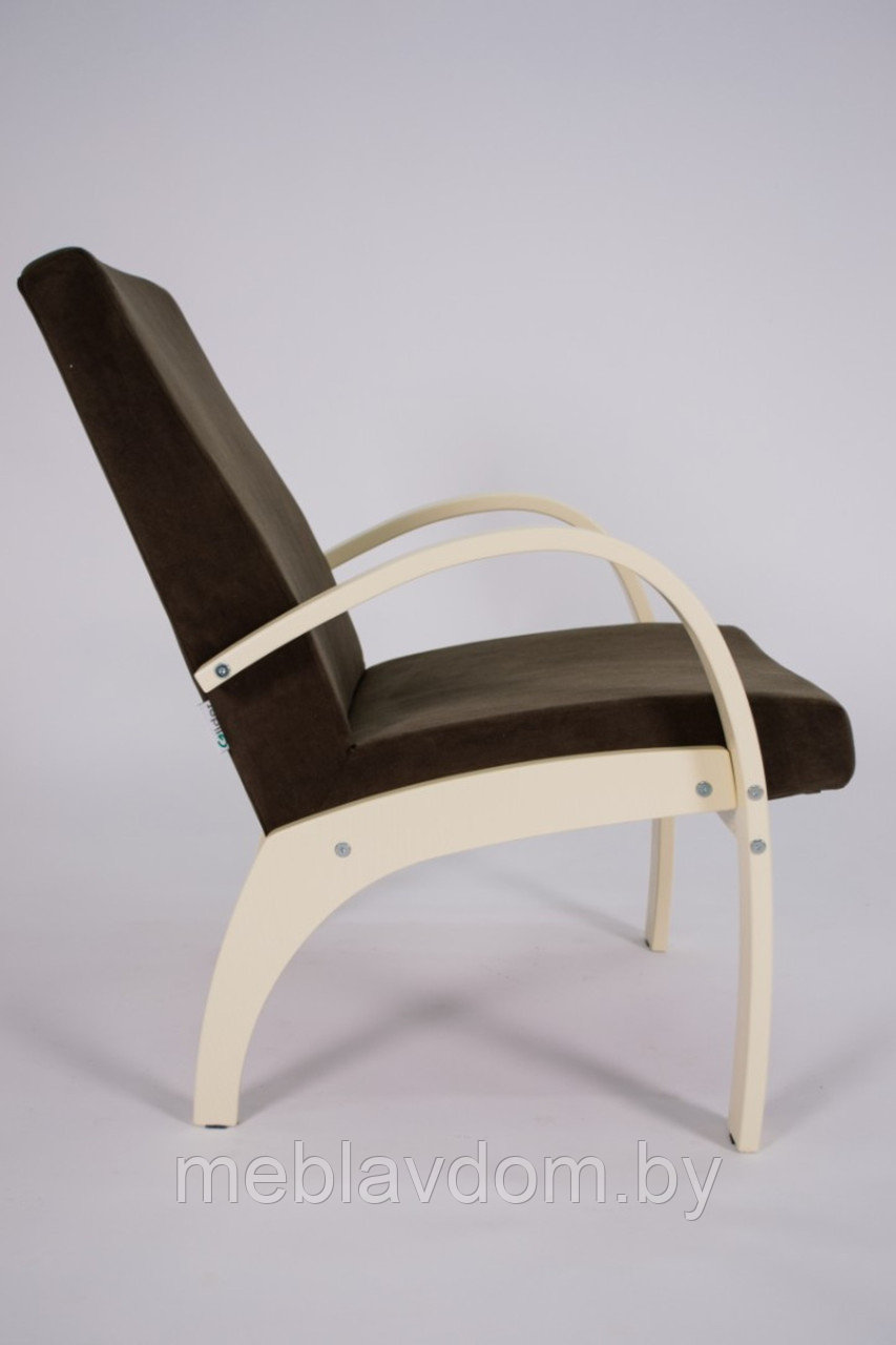 Кресло для отдыха Денди (Плёс) Шпон (Ultra Chokolate, дуб шампань) - фото 10 - id-p194178992