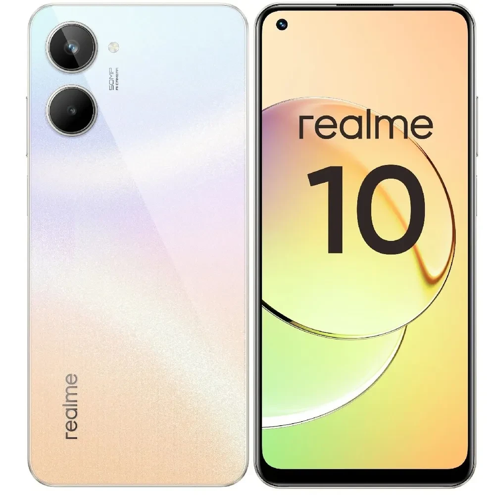 Смартфон Realme 10 8GB/256GB Белый Международная версия - фото 1 - id-p194181448