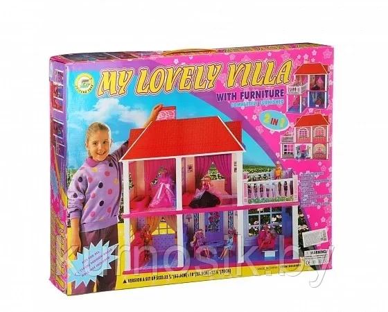 Кукольный домик для кукол 2в1 My Lovely Villa, 6980 - фото 1 - id-p194181084