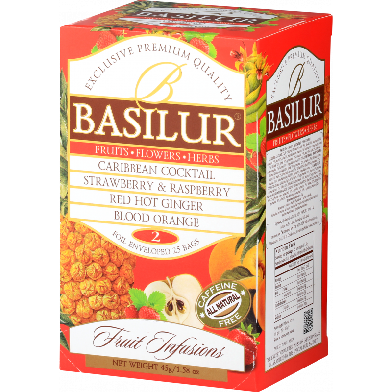 Чай BASILUR Assorted Fruit Infusions 25п.х1.8гр. - фото 2 - id-p194183013