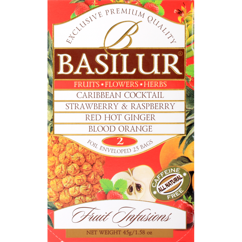 Чай BASILUR Assorted Fruit Infusions 25п.х1.8гр. - фото 4 - id-p194183013
