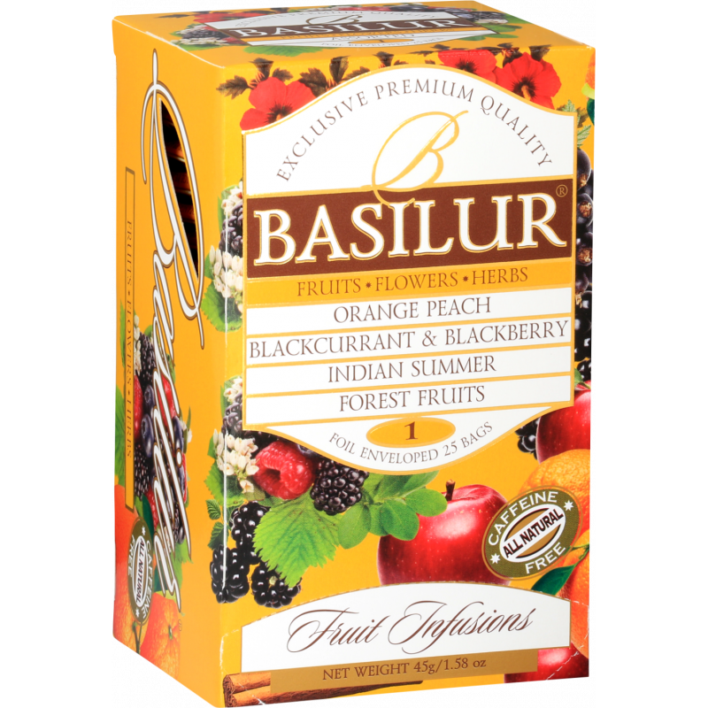 Чай BASILUR "Fruit Infusions "Assorti" 20x1.8г - фото 1 - id-p194183390