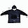 Халат-толстовка двухсторонный с капюшоном Huggle Hoodie серый Оверсайс, фото 6