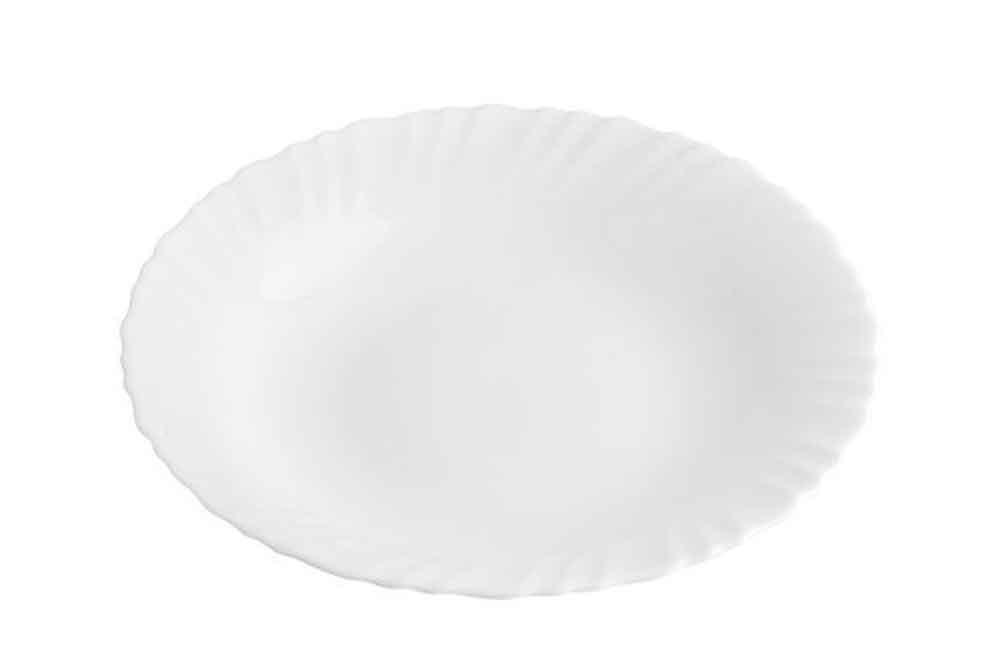 Тарелка десертная стеклокерамическая, 190 мм, круглая, серия Classique (Классик), DIVA LA OPALA