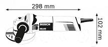 Одноручная углошлифмашина GWS 1000 1000 вт BOSCH 0601828800, фото 3