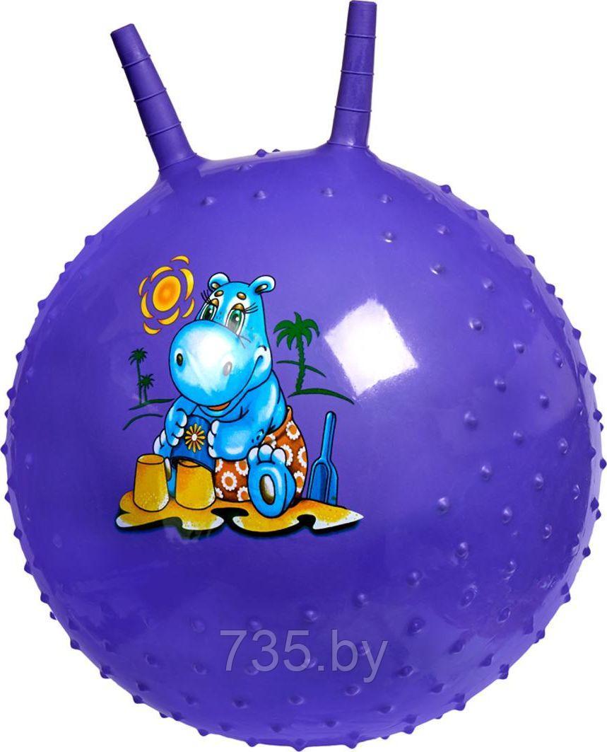 Детский массажный гимнастический мяч, фиолетовый - фото 1 - id-p194222168