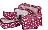 Органайзеры для хранения комплект из 6шт, бордовые, фото 2