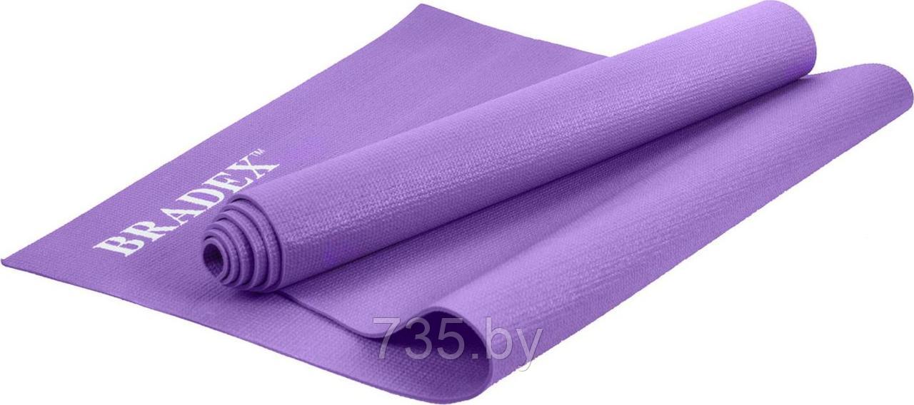 Коврик для йоги и фитнеса 173*61*0,3 фиолетовый - фото 1 - id-p194222186