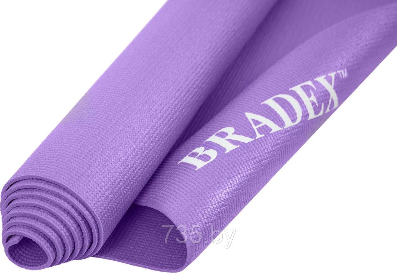 Коврик для йоги и фитнеса 173*61*0,3 фиолетовый - фото 6 - id-p194222186