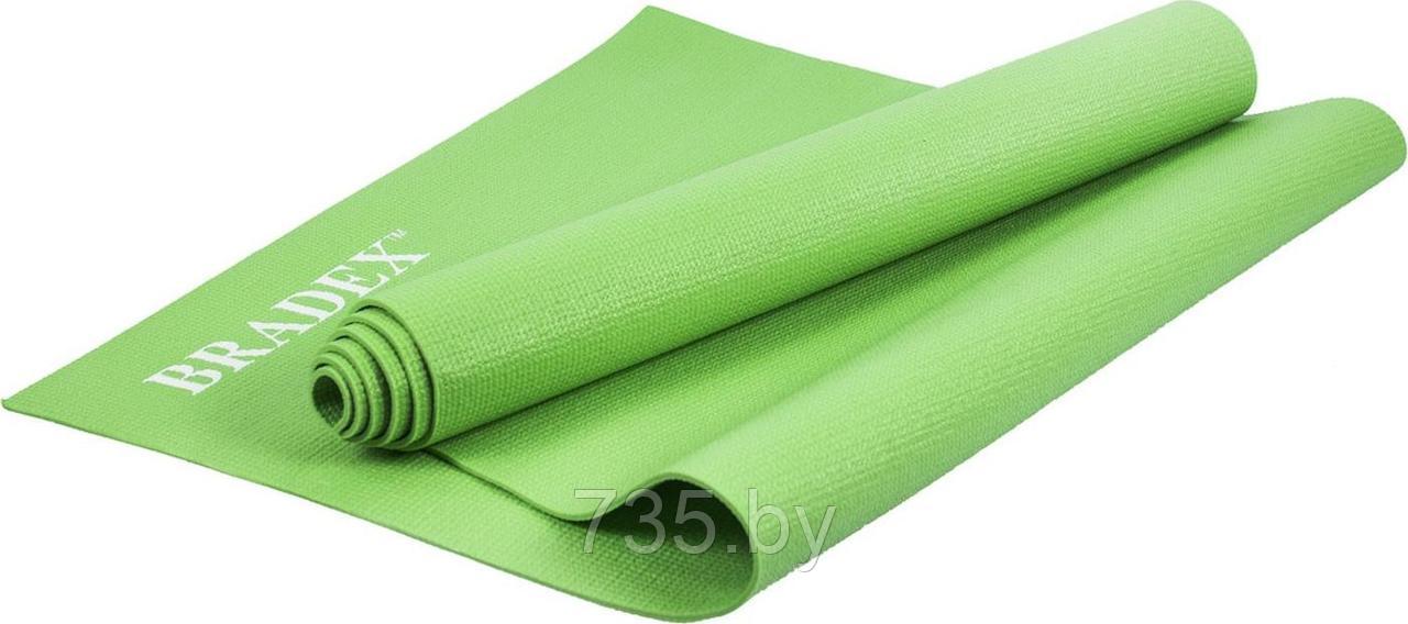Коврик для йоги и фитнеса 173*61*0,3 зеленый - фото 1 - id-p194222188