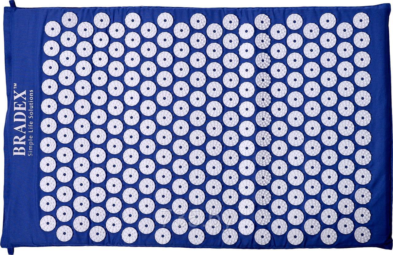 Коврик акупунктурный Нирвана синий, классическая серия - фото 3 - id-p175810963