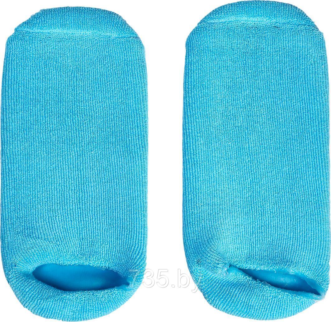 Маска-носки увлажняющие гелевые многоразового использования, голубые - фото 2 - id-p175811824