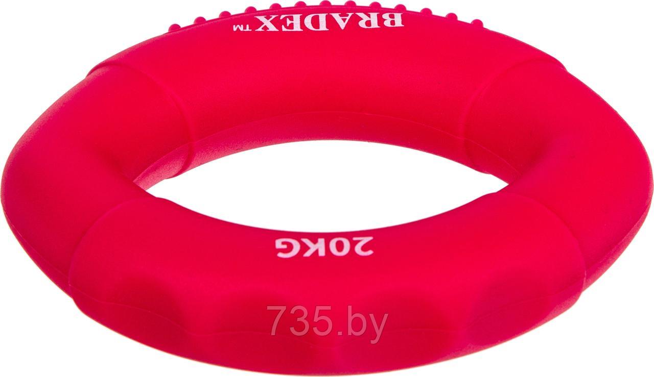 Кистевой эспандер 20 кг, овальной формы, розовый - фото 3 - id-p194222248