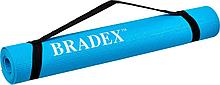 Коврик для йоги и фитнеса Bradex SF 0693, 173*61*0,3 см, бирюзовый с переноской