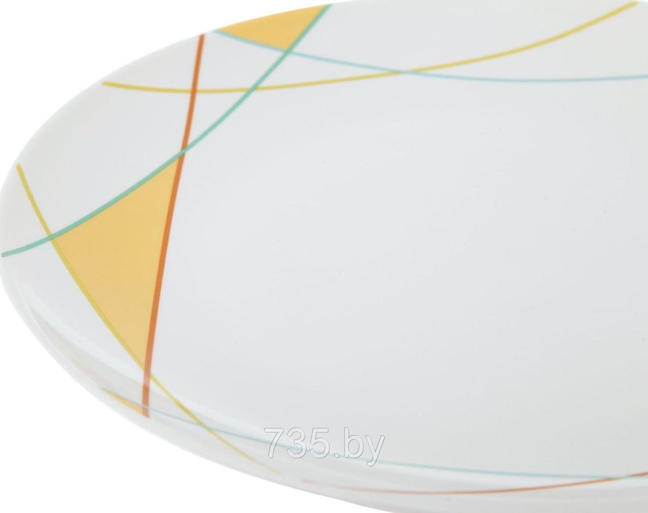 Тарелка десертная d20.3см, Lateen, фарфор, разноцветный - фото 2 - id-p175811989